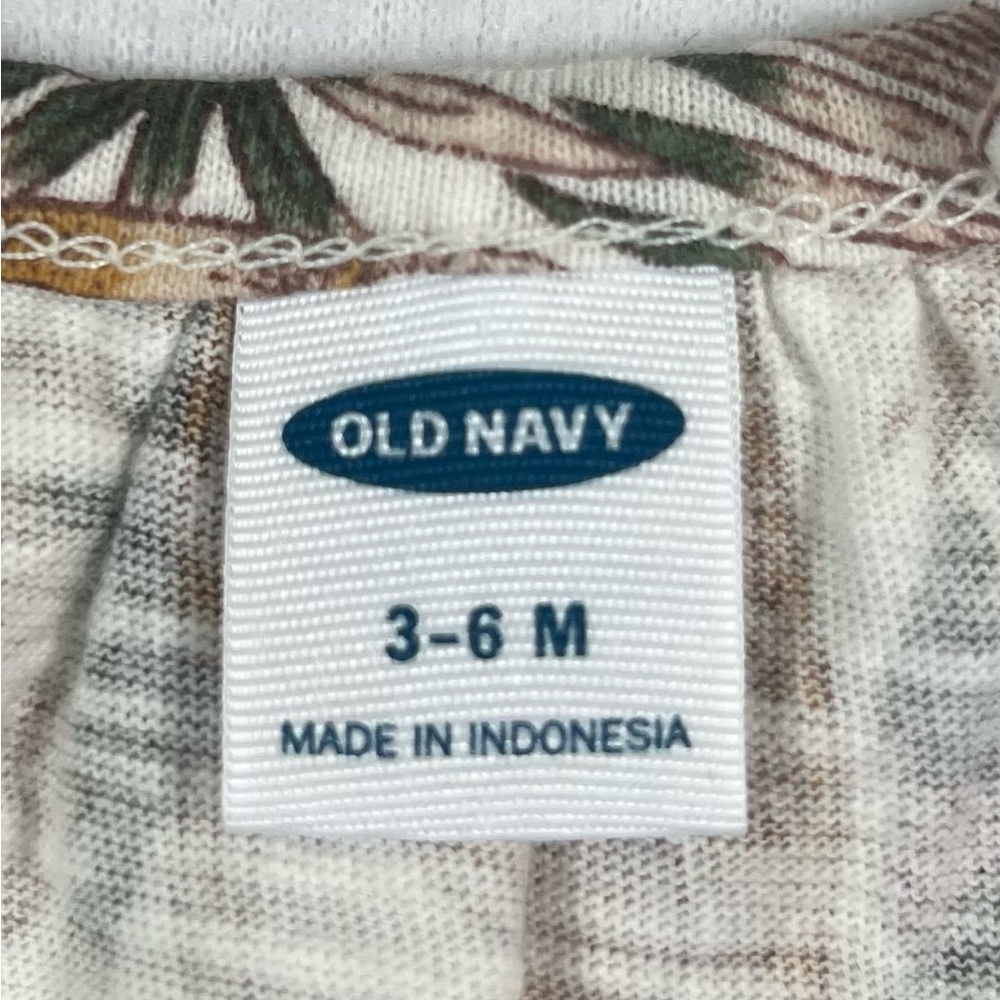 OLD NAVY NWT Baby Girl Jungle Safari Giraffe Romper 3-6m Animal Print Africa‎ - Picture 4 of 13